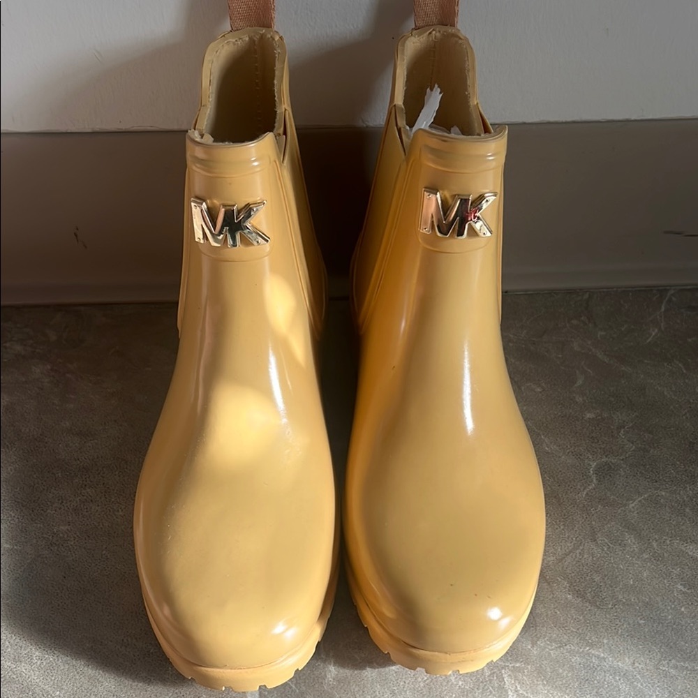 Michael Kors Yellow Rain Boots